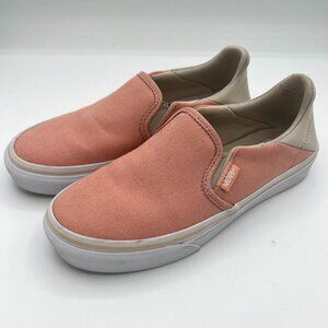 Vans Women’s Classic Slip-On Shoes Pink/Beige Size 6